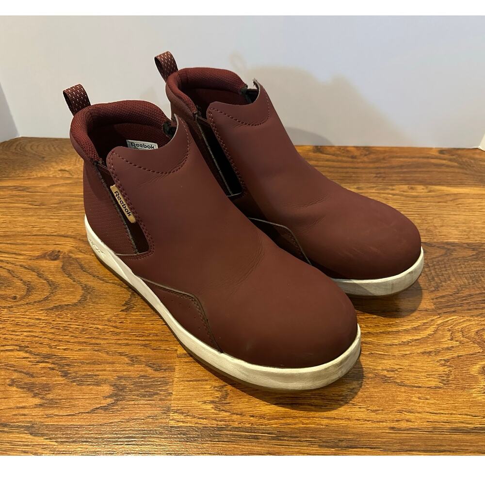 Reebok Women's Work Ever Road 3.0 DMX Comp Toe Work Boot Burgundy Size 8.5